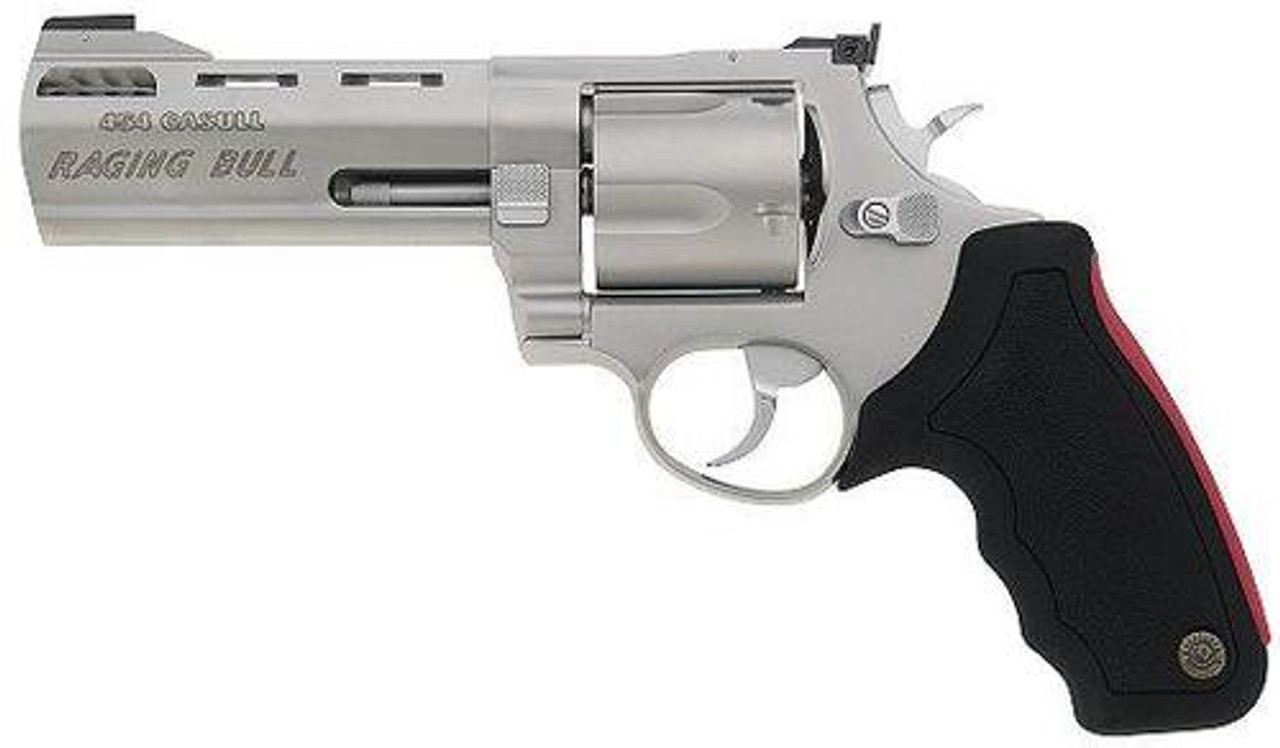 Buy Taurus 2454059M Mod 454 Raging Bull 454 Casull 5" 5rd Adjustable Sight Rubber Grip SS online